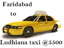 Faridabad to Ludhiana taxi